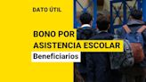 ¿Quiénes reciben el Bono por Deber Asistencia Escolar?