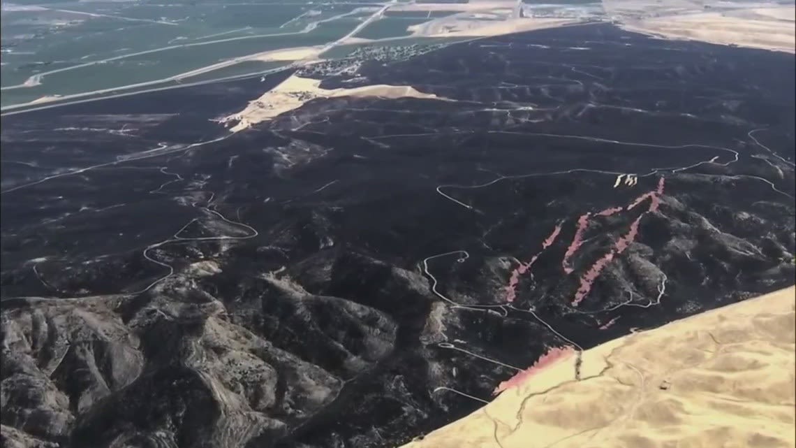Containment of Corral Fire near Tracy grows | Monday Updates and Maps