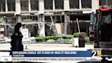 Explosion levels 1st floor of Realty Building