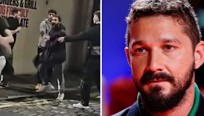 El tenso momento en que el actor Shia LaBeouf casi se toma a golpes de puño en medio de la calle en Edimburgo