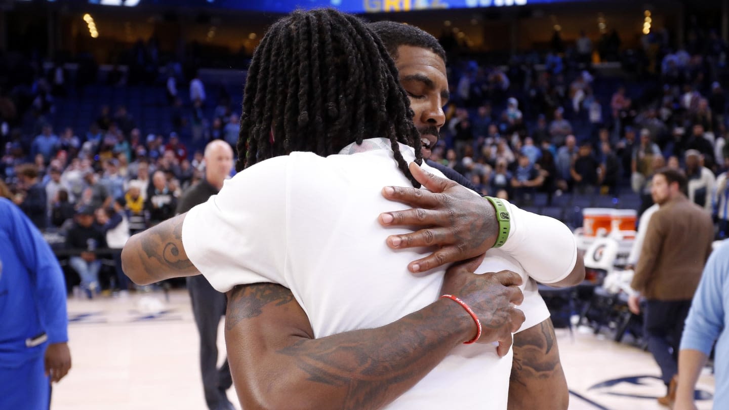 Ja Morant's Post About Kyrie Irving Went Viral During Mavs-Timberwolves Game
