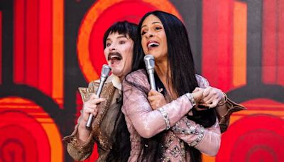 They've got you, babe: Hoda and Jenna transform into Sonny and Cher for TODAY's Halloween