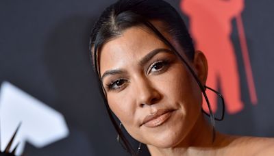Kourtney Kardashian Puts A New Spin On The Glass Hair Trend With Her Fresh Bob