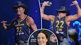 Tim McGraw honors Caitlin Clark by wearing Indiana Fever jersey at concert