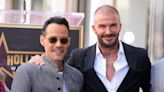 David Beckham hails ‘inspirational’ Marc Anthony at Hollywood Walk of Fame