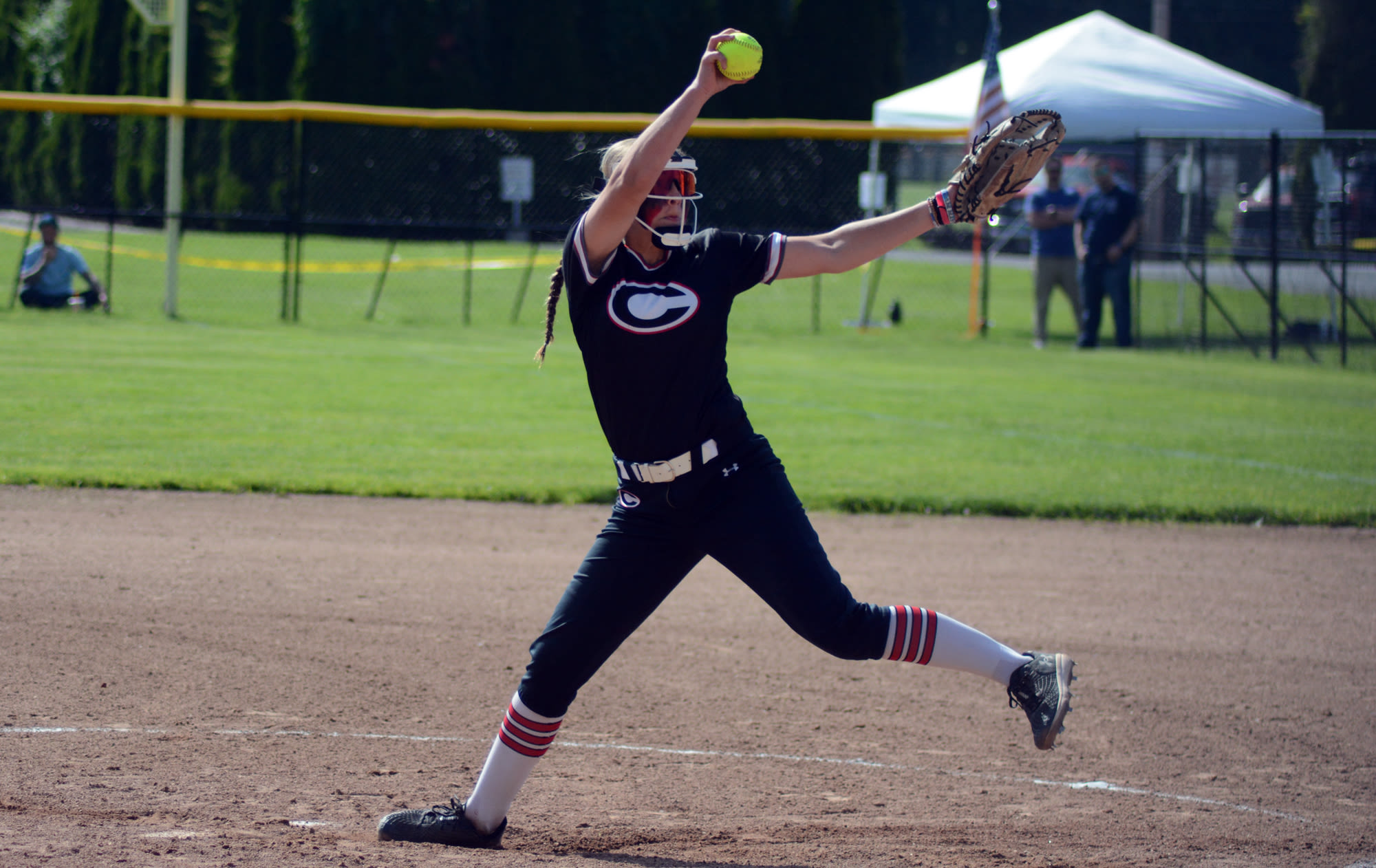 Cheshire softball, behind Matos' 14 Ks, two home runs, advances past Newtown to reach Class LL semifinals