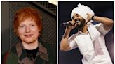 Ed Sheeran sings in Punjabi for first time with Diljit Dosanjh in Mumbai