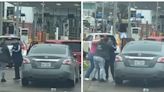 "Gaviota" provoca pelea por querer invadir carril en cruce fronterizo