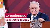 La 'Mañanera' hoy de López Obrador: Temas de la conferencia del 13 de junio de 2024