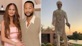 Chrissy Teigen Shows Off Epic Halloween Decorations at Los Angeles Home