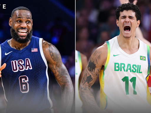 USA vs. Brazil basketball live score, updates, highlights from 2024 Olympic men's quarterfinal game | Sporting News