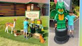 I visited Legoland's brand new Woodland Village with Lego making pits