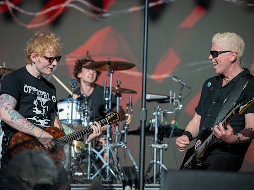 The Offspring Helped Ed Sheeran Fulfill ‘Childhood Dream’ With Surprise BottleRock Fest Appearance