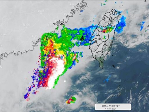 「雷雨帶」殺到！5縣市大雨特報 閃電1分鐘逾600次｜壹蘋新聞網