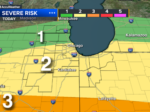 Chicago weather: Strong storms possible with strong winds, low tornado threat Sunday | LIVE RADAR