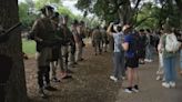 UT officials hope for calm after pro-Palestinian protest on campus led to arrests