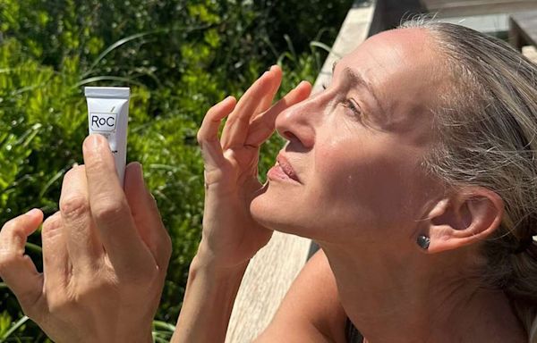 Sarah Jessica Parker Is "Never Without" This $17 Retinol Eye Cream When Traveling