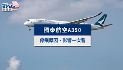 國泰A350停飛首例！引擎故障原因？影響航班與應對措施一次看│TVBS新聞網