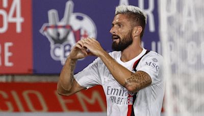 Olivier Giroud y la emotiva despedida dedicada a los fans del AC Milan antes de partir a la MLS