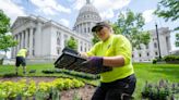 There are 7,000 flowers and plants at the state Capitol each year. This is how they get there.