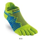 【injinji】Ultra Run終極系列五趾隱形襪 (檸綠) - NAA65 | 吸濕排汗 輕量透氣 避震緩衝 印金襪特賣會