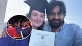 Pawan Kalyan Attends 3rd Wife's Graduation Ceremony As She Earns Master's Degree From Singapore (VIDEO)