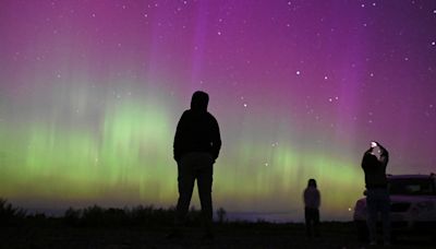 The 2024 Perseid meteor shower and northern lights overlapped in a rare cosmic display. See photos of the dazzling event.