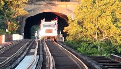 Fire on Harpers Ferry Bridge affecting train service under investigation