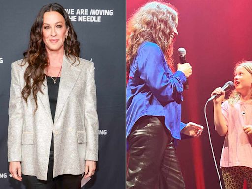 Alanis Morissette Brings 'Dream Daughter' Onyx Onstage to Sing with Her as She Celebrates Her 8th Birthday