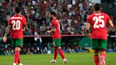 Defending Euro champ Italy draws 0-0 against Turkey, which loses Kabak to injury. Portugal wins 4-2