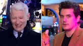 Anderson Cooper Has Laughing Fit as John Mayer Calls into New Year's Special from Tokyo Cat Bar