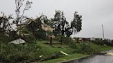 Damage in Marshall from possible tornado