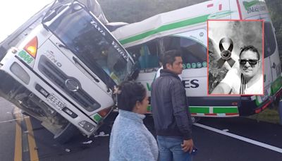 Conductor de bus murió en brutal accidente con un camión: quedó atrapado en la cabina