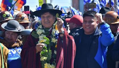 Evo denuncia acciones policiales contra su acto en El Alto y percibe 'miedo' del Gobierno