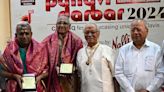 Mannargudi Easwaran and M A Sundareswaran honoured