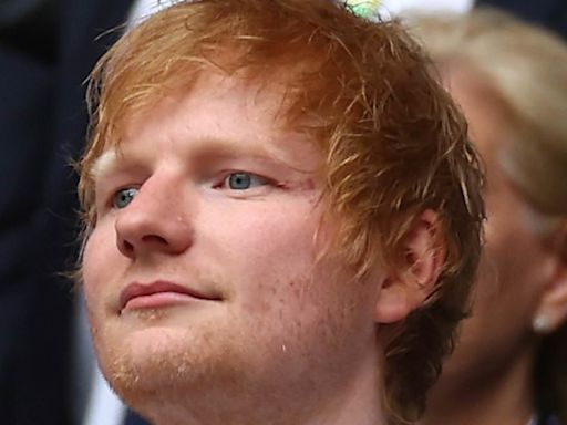 Ed Sheeran joins England fans for Euro 2024 last-16 match