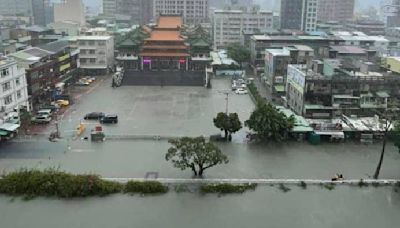 凱米連夜狂風暴雨 高雄地區多處傳出積淹水災情