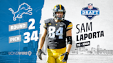 Twitter ignites as Detroit Lions draft Iowa TE Sam LaPorta