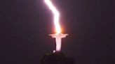 Photographer captures lightning strike on Christ the Redeemer: 'Like a dream come true'