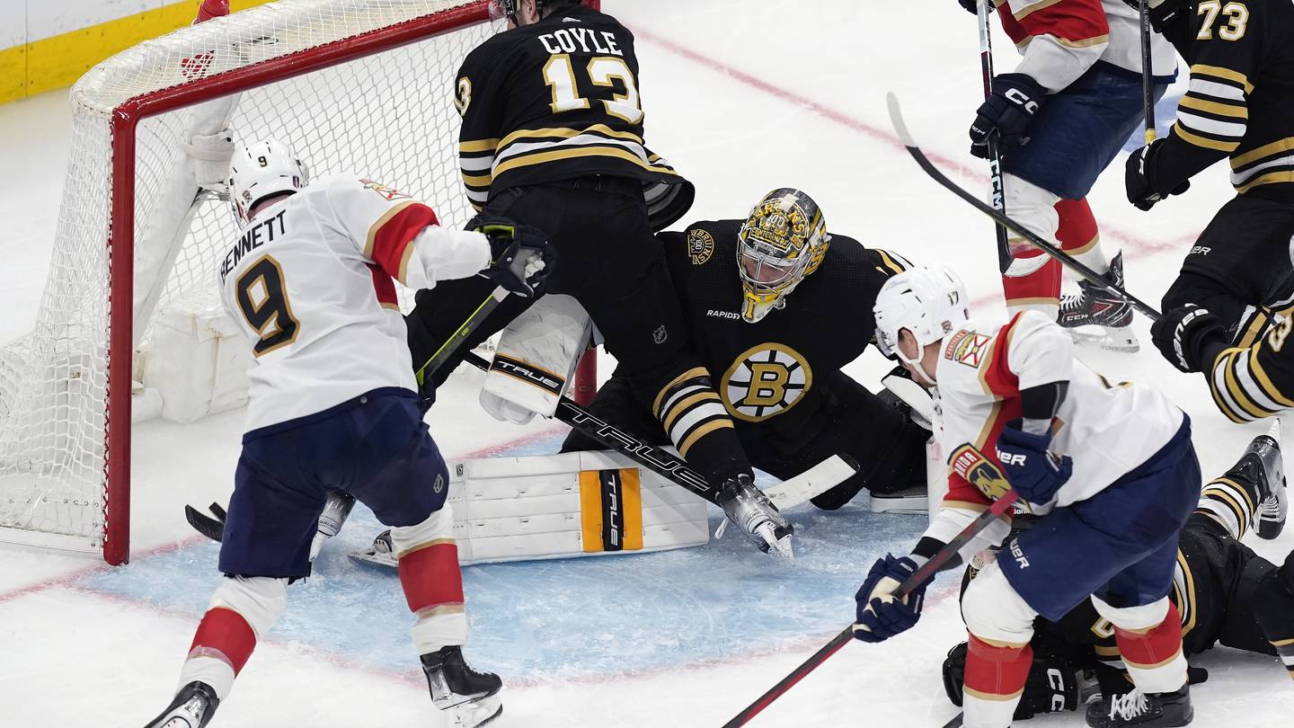 Panthers rally from 2-goal deficit, beat Bruins 3-2 and take 3-1 lead in East semifinal series