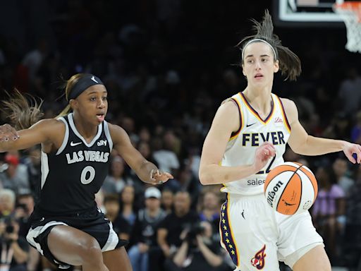 How many points did Caitlin Clark score last night? Rookie held in check by Las Vegas Aces