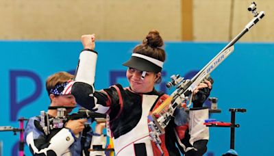 Switzerland's Leone wins women's rifle gold