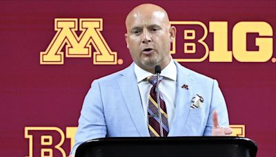 Watch: Gophers football coach P.J. Fleck speaks at 2024 Big Ten Media Day