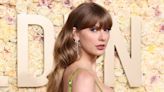 Taylor Swift looks incredible at the 2024 Golden Globes in a sparkly green gown