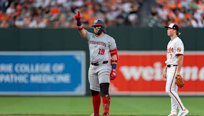 Andrés Chaparro hits 3 doubles in MLB debut, James Wood adds 4 hits as Nationals rout Orioles 9-3