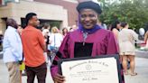 He sought asylum. She was seeking to help. Friday, he graduated from law school.