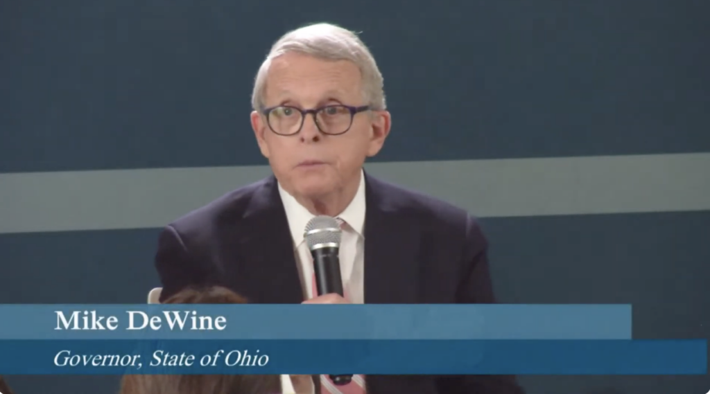 DeWine talks abortion, Ohio redistricting, seat belts during Columbus Metropolitan Club forum