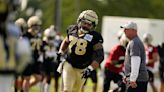 Starting center Erik McCoy returns to the first Saints practice after their bye week