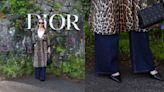 Jennifer Lawrence Brings Wild Flair in Black Pumps and Leopard-Print Coat to Dior 2025 Cruise Show