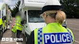 Police conduct M5 caravan safety operation in Devon